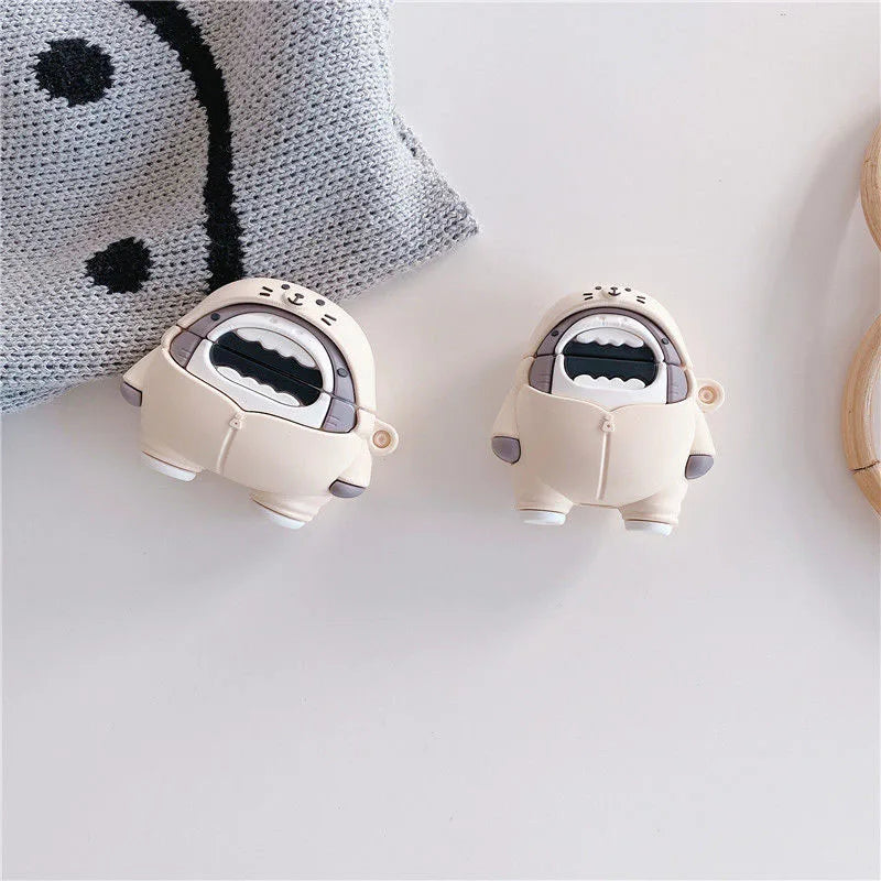 3D Cute Silicone Headset Cover for apple AirPods 1 2 3 Pro Cartoon
