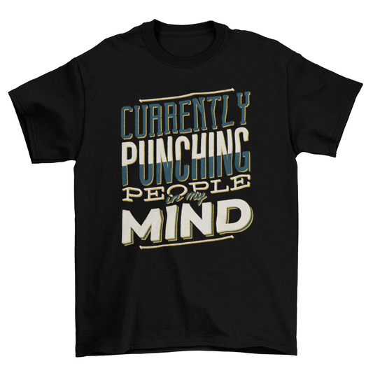 Punching People T-Shirt
